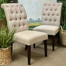 Load image into Gallery viewer, Beige Tufted Dining Chair