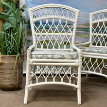Load image into Gallery viewer, Vintage Trellis Rattan Dining Chair