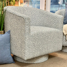 Load image into Gallery viewer, Mingled Blue Swivel Chair