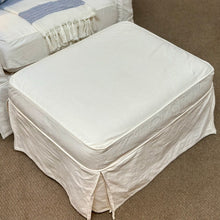 Load image into Gallery viewer, Rowe Slipcovered Chair & Ottoman