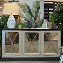Load image into Gallery viewer, Painted Mirrored Cabinet