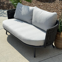 Load image into Gallery viewer, 5PC Grey Woven Outdoor Set