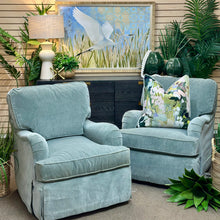 Load image into Gallery viewer, CR Laine Aqua Swivel Chair