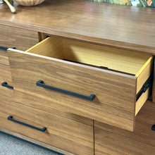 Load image into Gallery viewer, 7DRW Mid-Mod Dresser W/Mirror