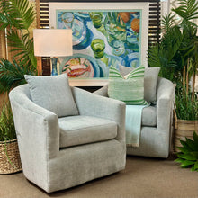 Load image into Gallery viewer, Grey/Silver Swivel Chair