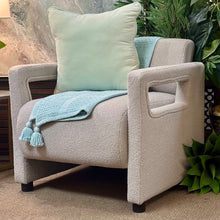 Load image into Gallery viewer, Light Grey Sherpa Chair