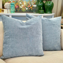 Load image into Gallery viewer, Soft Blue Designer Pillow