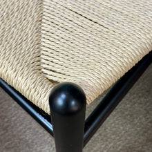 Load image into Gallery viewer, Black Wishbone Dining Chair