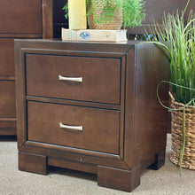 Load image into Gallery viewer, 2 DRW Mocha Nightstand