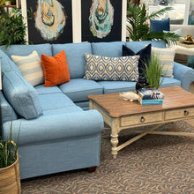 Load image into Gallery viewer, 2PC Blue Crypton Sectional