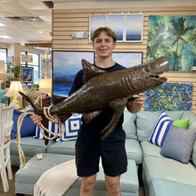 Load image into Gallery viewer, Hammered Metal Shark w/Rope