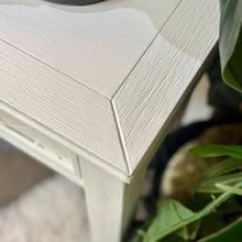 Load image into Gallery viewer, White Console/Desk w/ Gold Pulls