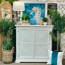 Load image into Gallery viewer, Ivory 2DR Medallion Cabinet
