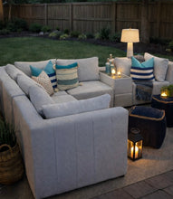 Load image into Gallery viewer, 6PC Modular Outdoor Sectional