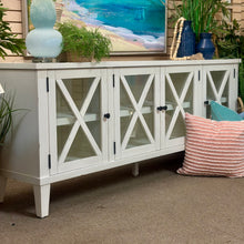 Load image into Gallery viewer, White/Glass Cabinet