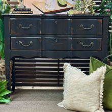 Load image into Gallery viewer, Black 2DRW Chest