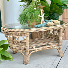 Load image into Gallery viewer, Natural Wicker Coffee Table