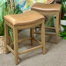 Load image into Gallery viewer, Caramel Counter Stool
