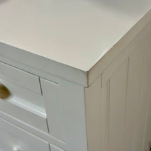 Load image into Gallery viewer, 5DRW Tall White Dresser