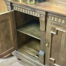 Load image into Gallery viewer, Elegant Mocha Wood Cabinet