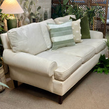 Load image into Gallery viewer, Ivory Deep Seat Sofa