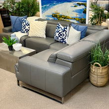 Load image into Gallery viewer, 4PC Italian Leather Reclining Sectional