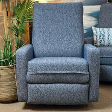 Load image into Gallery viewer, Blue Performance Swivel Gliding Recliner