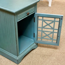 Load image into Gallery viewer, Teal Chairside Table