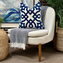 Load image into Gallery viewer, White Boucle Accent Chair