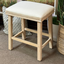 Load image into Gallery viewer, White Vegan Leather Counter Stool