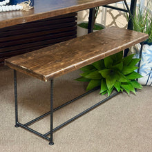 Load image into Gallery viewer, 2PC Reclaimed Wood/Black Dining Set