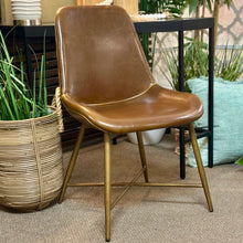 Load image into Gallery viewer, World Market 'Tyler' Leather Dining Chair