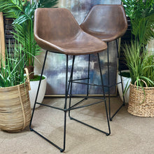 Load image into Gallery viewer, Set/3 Havertys Barstools