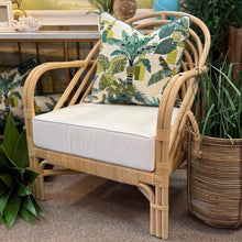 Load image into Gallery viewer, Curved Rattan Accent Chair