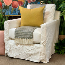 Load image into Gallery viewer, White Slipcover Swivel Glider