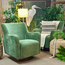 Load image into Gallery viewer, Moss Green Swivel Chair