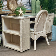 Load image into Gallery viewer, Wicker Desk & Chair