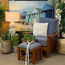 Load image into Gallery viewer, Mission Style Chair & Ottoman