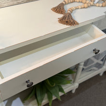 Load image into Gallery viewer, Off White Console Table