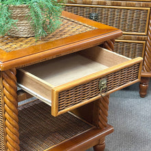Load image into Gallery viewer, Wicker Nightstand