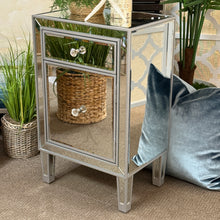 Load image into Gallery viewer, 'Reflexion' Mirrored Nightstand