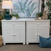 Load image into Gallery viewer, 1DRW/2DR White Cabinet