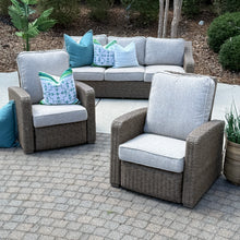 Load image into Gallery viewer, Outdoor Resin Wicker Sofa