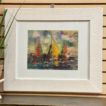 Load image into Gallery viewer, Mary Zlotnick 'Sailing Boats' Art