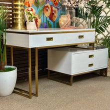Load image into Gallery viewer, Modern White 2PC Vanity Set