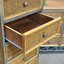 Load image into Gallery viewer, Pier1 Tall Wicker Dresser