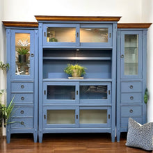 Load image into Gallery viewer, 3PC Blue Entertainment Cabinet