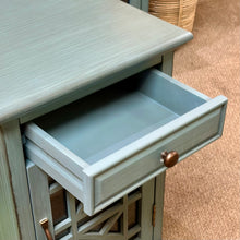 Load image into Gallery viewer, Teal Chairside Table