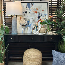 Load image into Gallery viewer, Black Fluted Desk