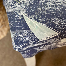 Load image into Gallery viewer, Ivory Dining Chair w/ Sailboat Cover